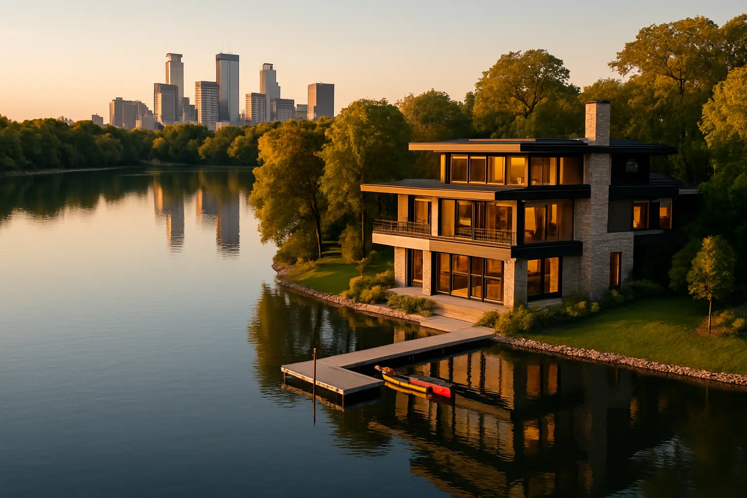 Minneapolis Lake Living: Where Urban Luxury Meets Waterfront Dreams