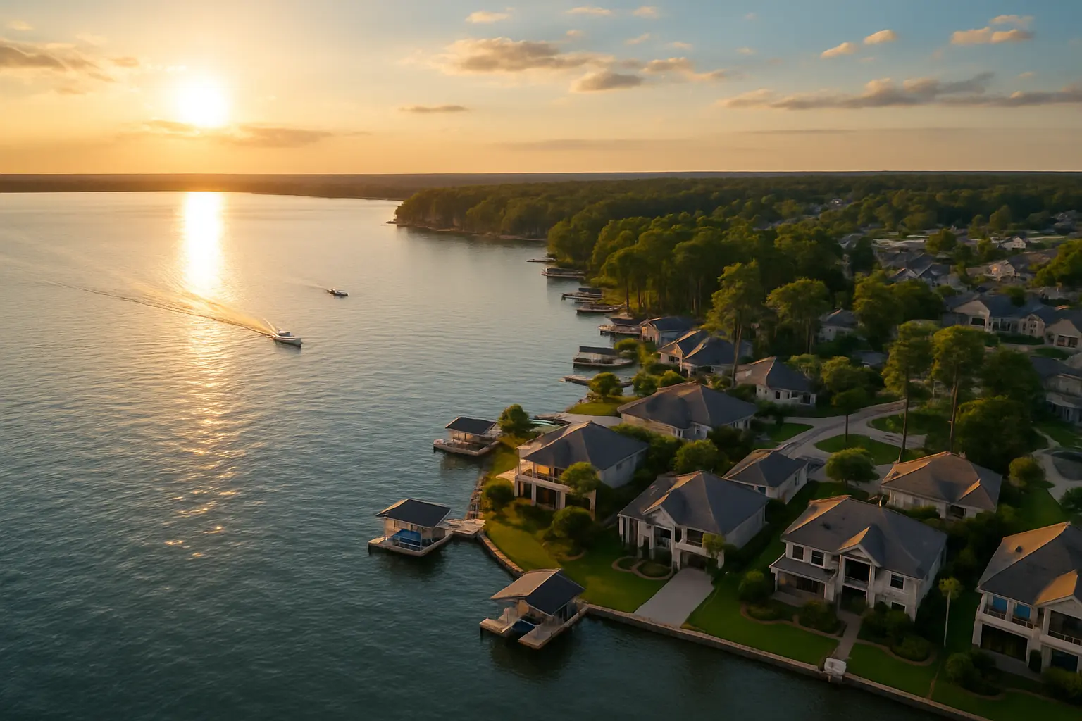 Why Conroe's Lake Living Lifestyle Is Drawing Homebuyers From Across Texas