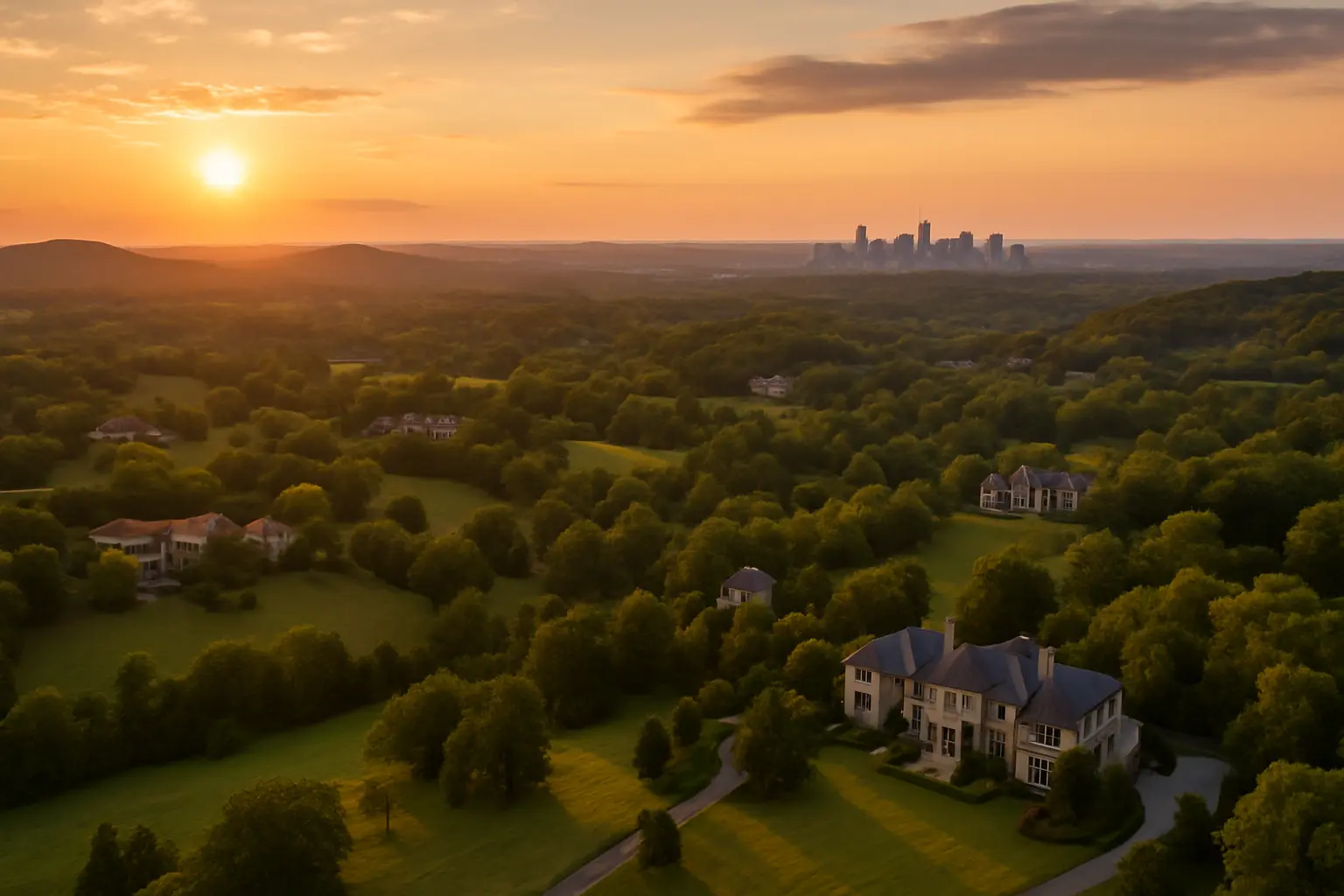 The Golden Triangle: Franklin, Brentwood, and Nashville's Luxury Real Estate Renaissance