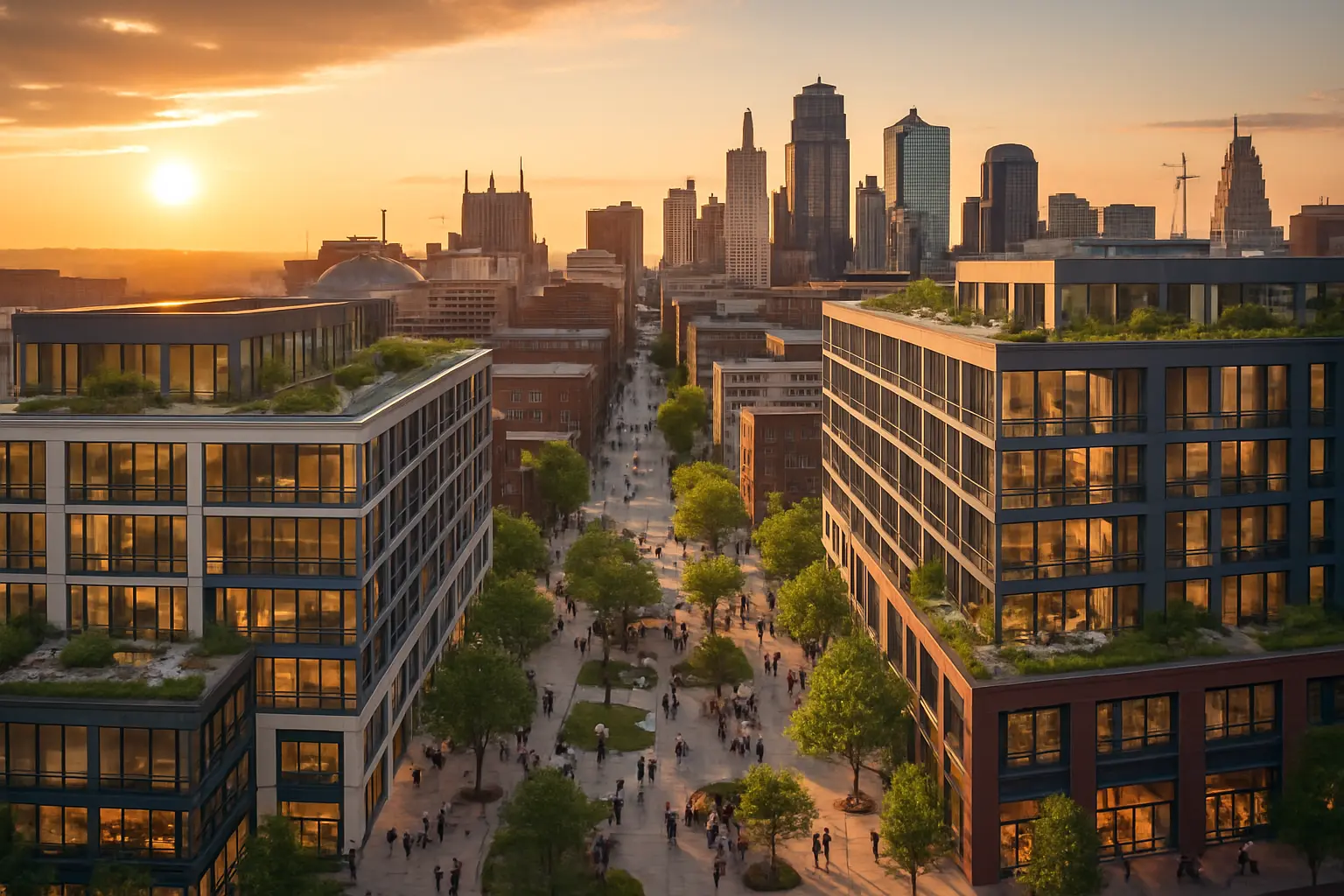 From Corporate Hub to Urban Oasis: Kansas City's Mixed-Use Revolution