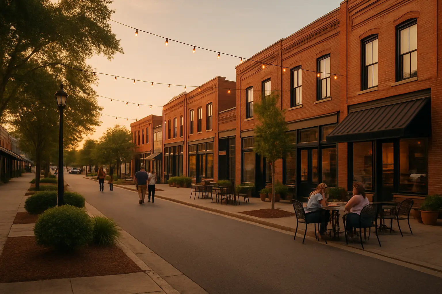Southern Pines' Business District Evolution: A Perfect Blend of Commerce and Community