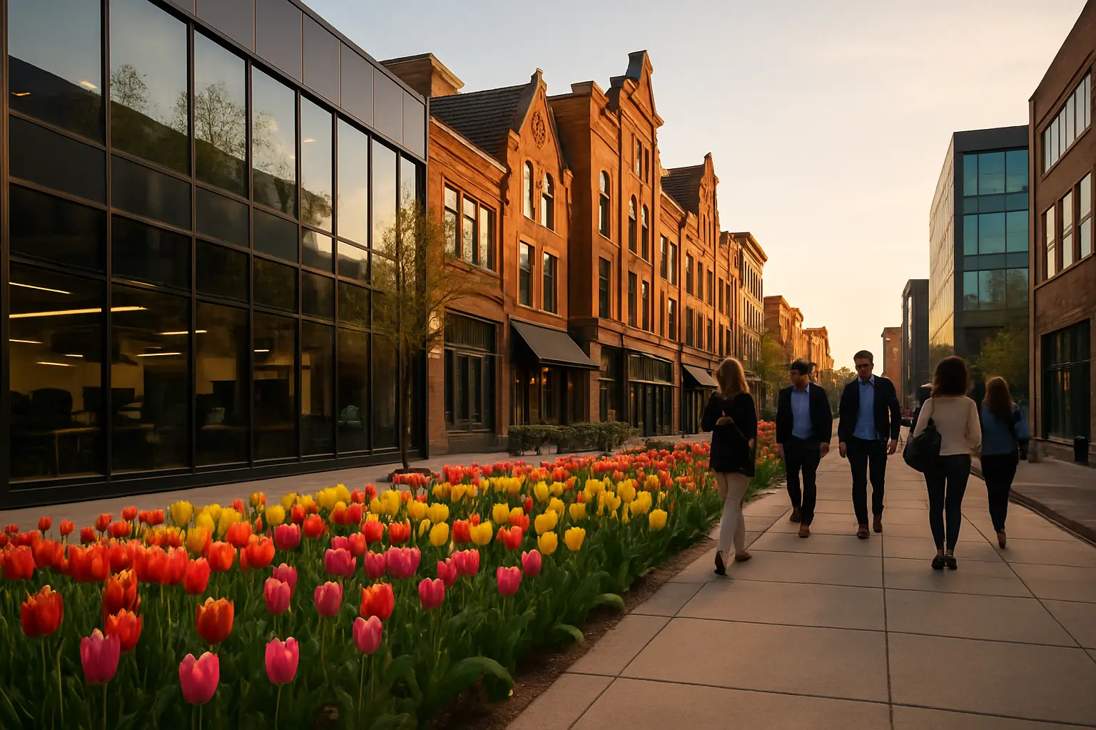 From Tulips to Tech: Holland's Business District Evolution