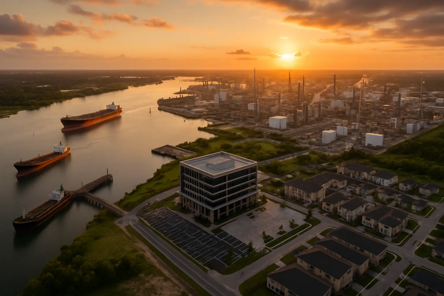 The Triangle of Prosperity: Port Neches, Port Arthur, and Orange's Commercial Revolution