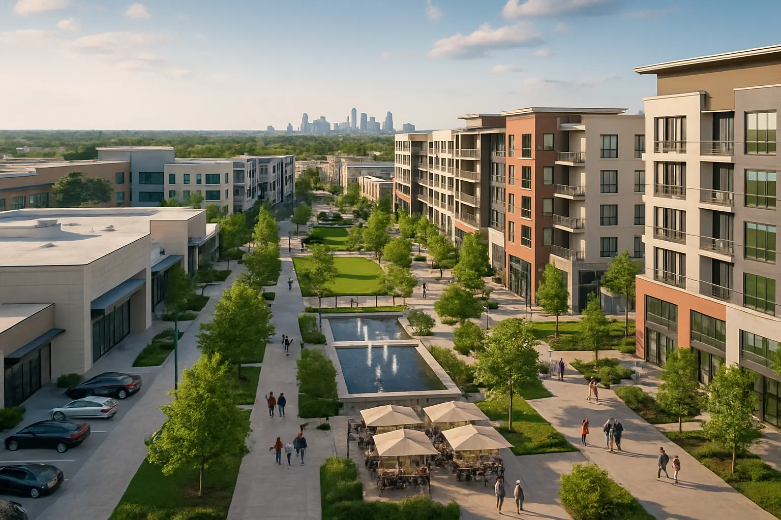 From Strip Malls to Smart Growth: The Evolution of DFW's Suburban Commercial Hubs
