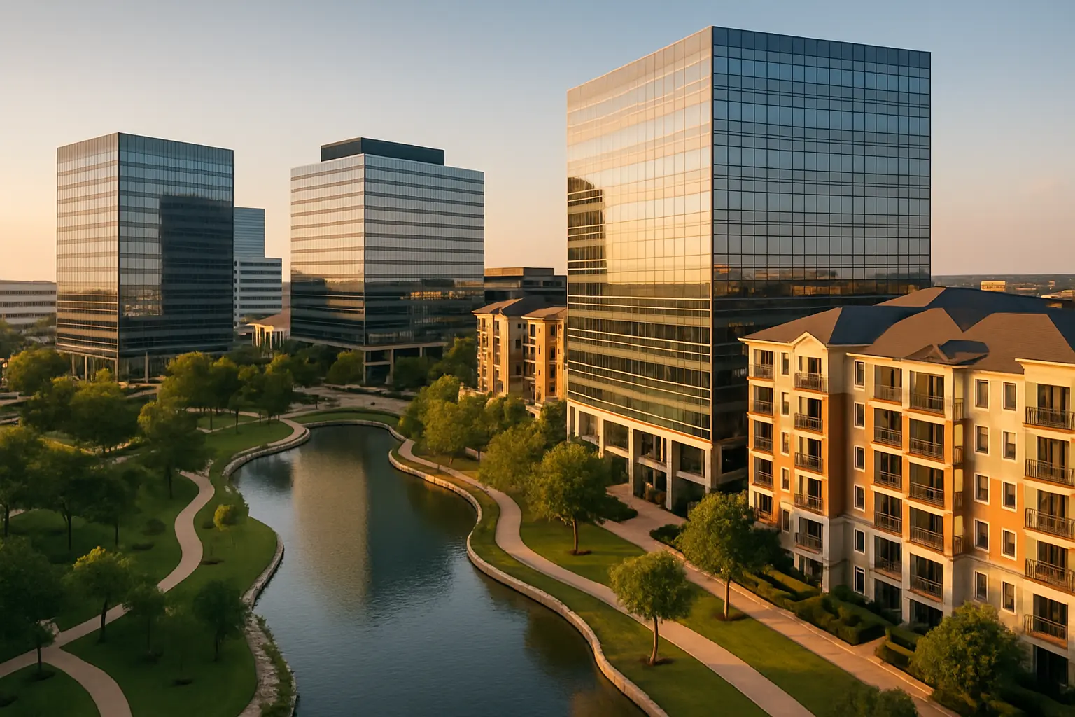 DFW's Business Corridors: Where Commercial and Residential Real Estate Create Perfect Harmony