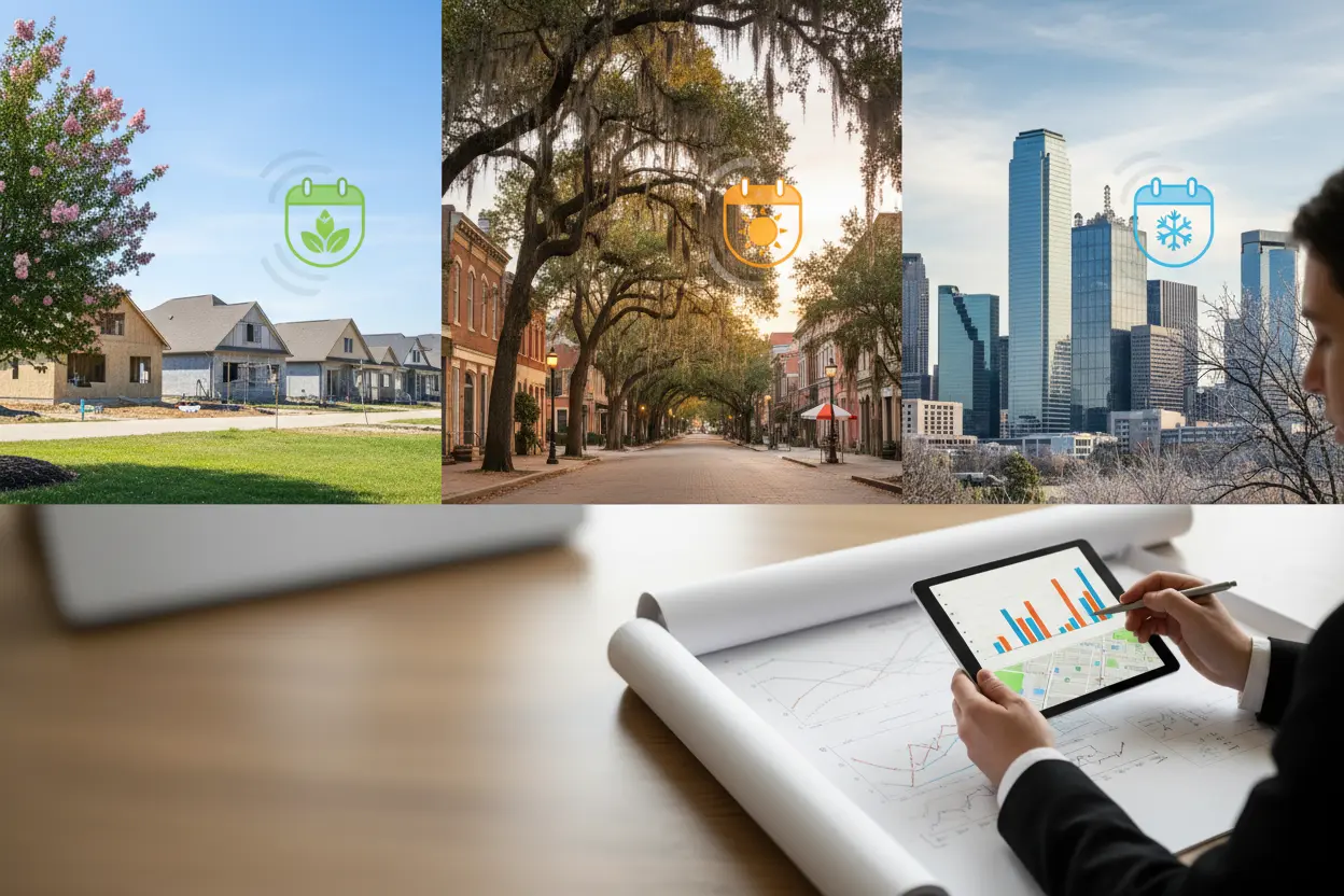Navigating Seasonal Market Shifts in Rincon, Savannah, and Dallas