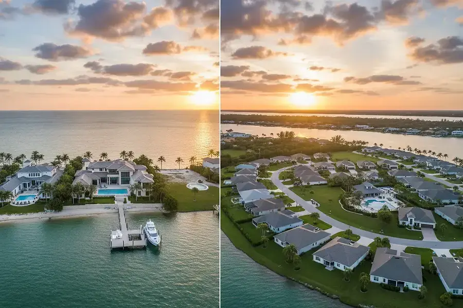 Waterfront Living vs. Inland Properties in Southwest Florida