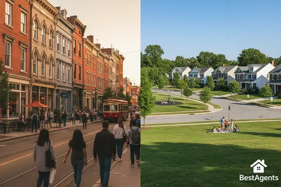 Suburban vs. Urban Living: Choosing the Right Home in PA and NJ
